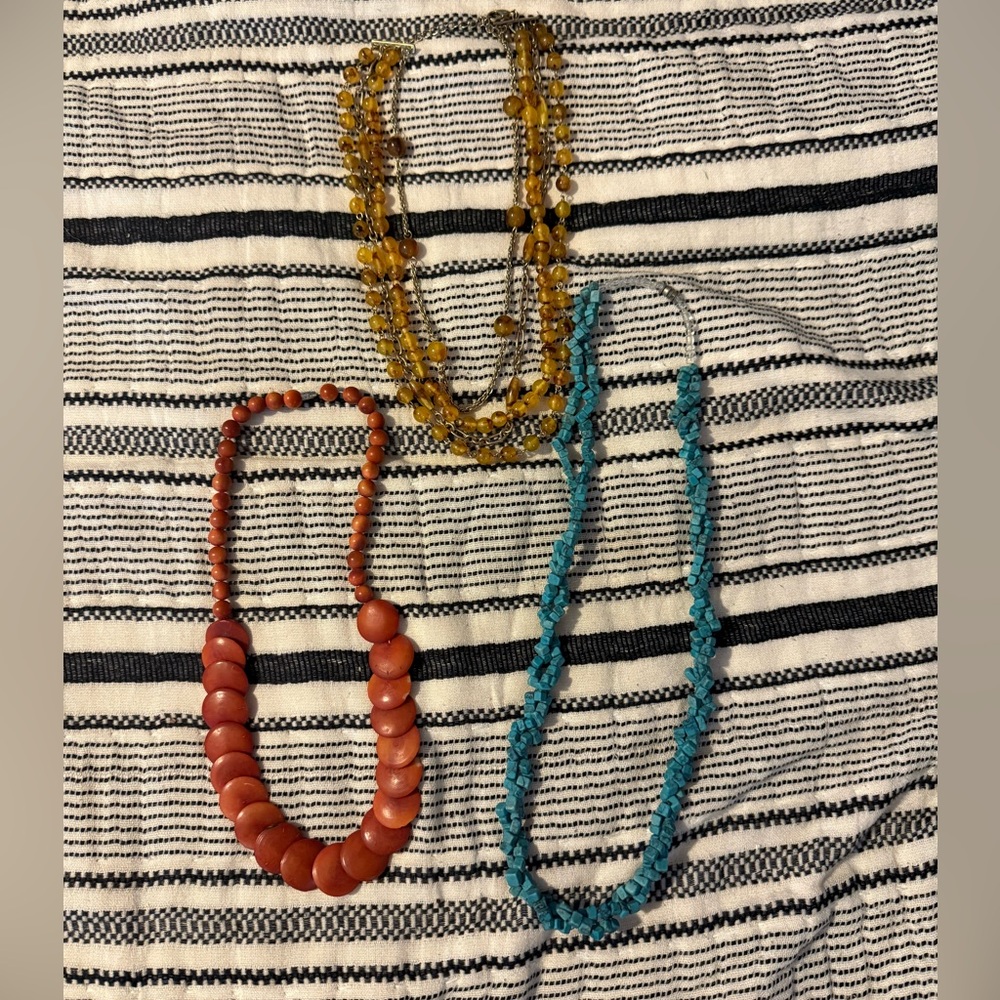 Boho inspired Multicolor Necklace bundle